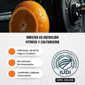 Máster Nutrición: Fitness Y Culturismo