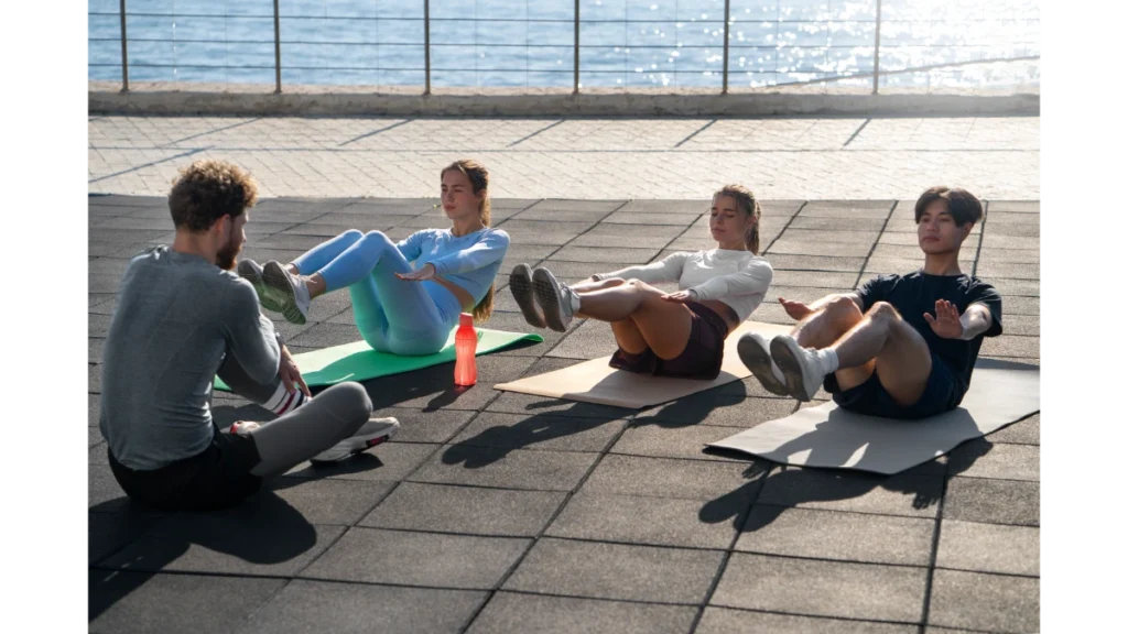 Grupo de personas entrenamiento