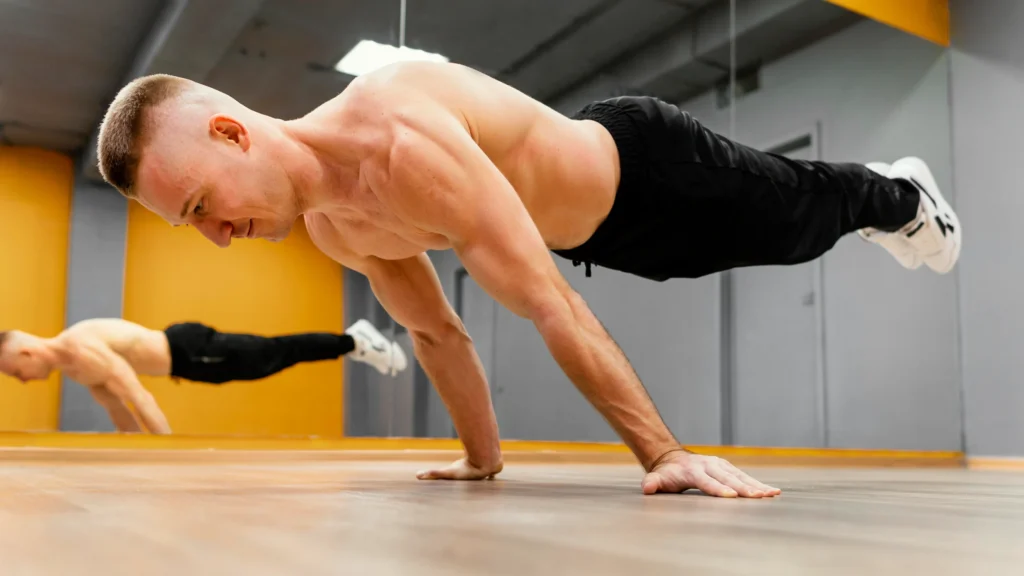 flexiones de calistenia