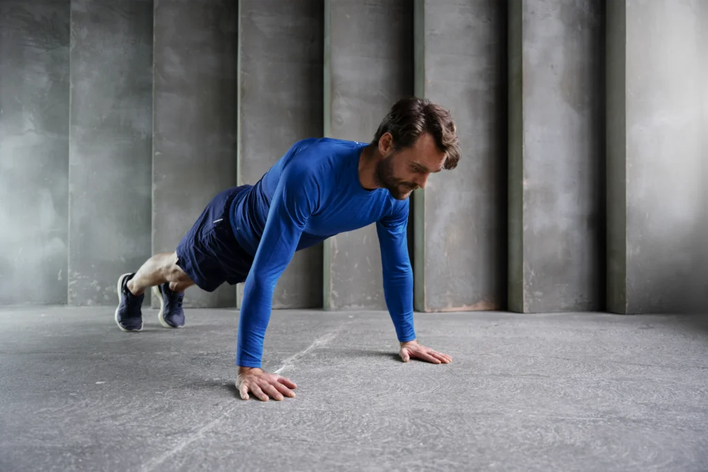 flexiones explosivas