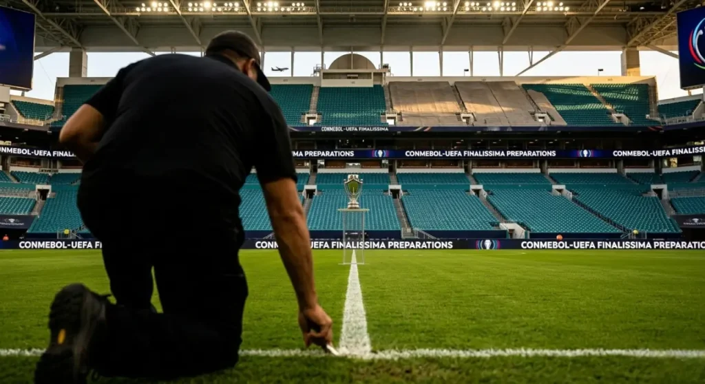 hombre tocado el cesped