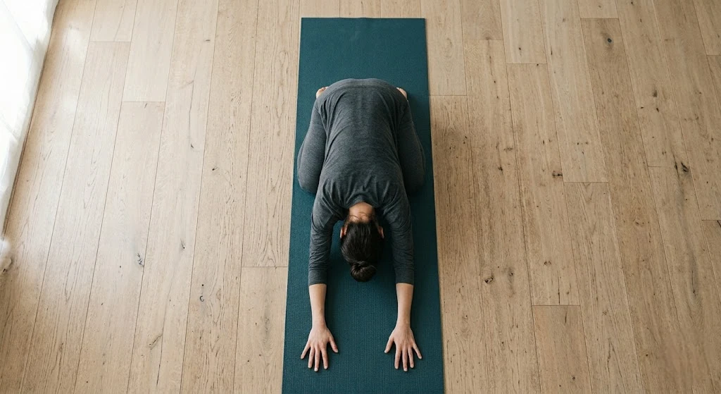 Estiramiento-lumbar-en-el-suelo-como-parte-de-estiramientos-post-entreno
