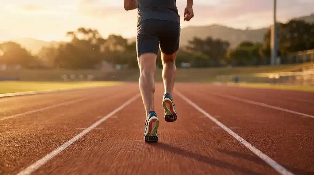 corredor-pista-amanecer-recuperacion-ejercicios-para-tendinitis-aquiles